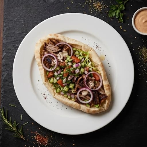 Shawarma i Irakiskt Bröd